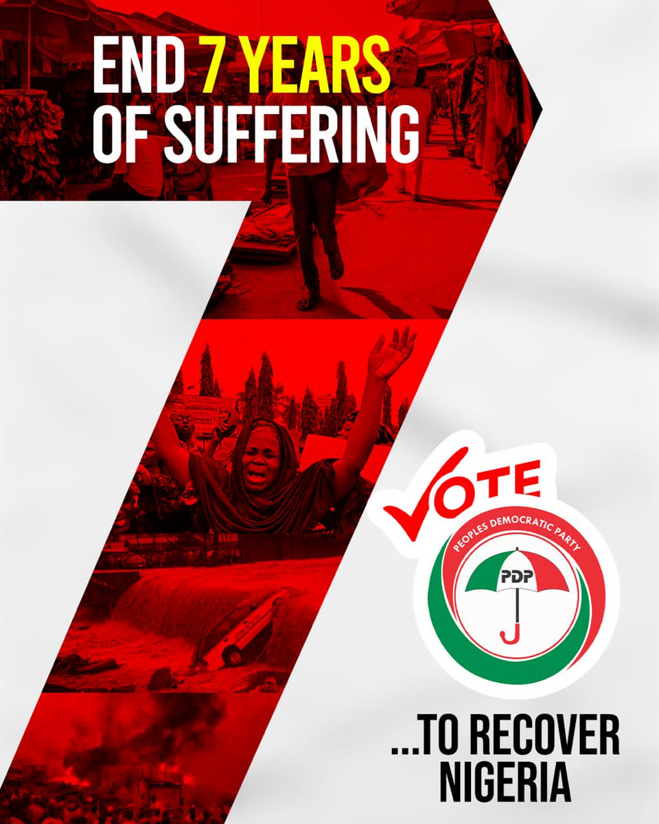 klchjstn's tweet photo. Under #8YearsOfAPC, Nigeria become the poverty capital of the world,  overtaking India. Every policy of this government has made Nigeria nothing but giant of poverty. Let vote them out.
Atiku Is Nigeria Only Solution
#TeamAtiku https://t.co/EGQqxLdI3F