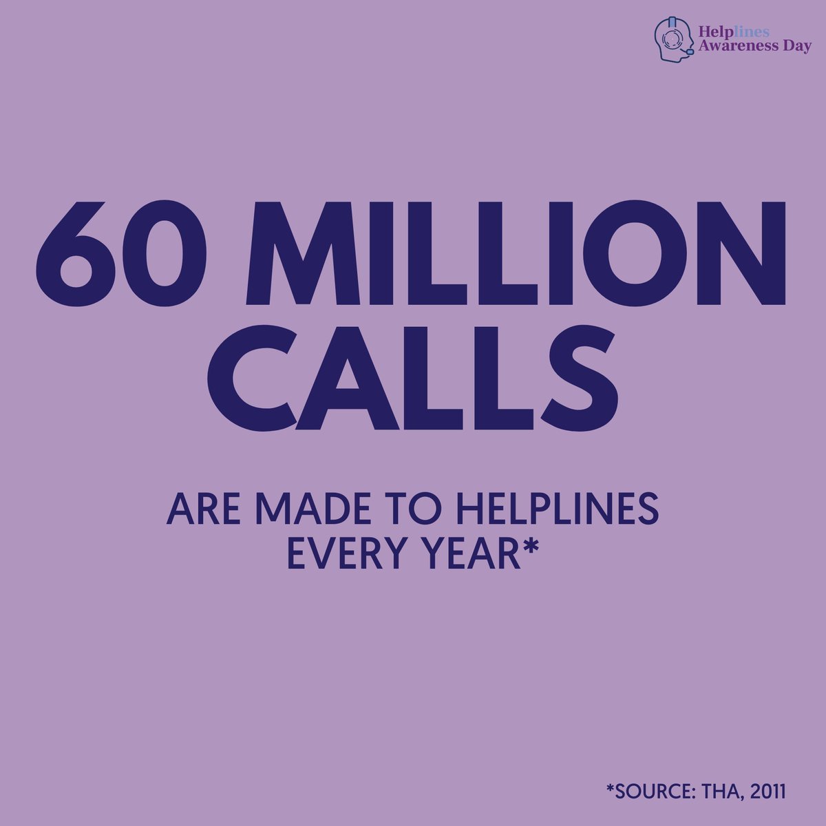 60m calls are made every year to helplines. Today we’re supporting England’s first ever Helplines Awareness Day recognising their outstanding work across the country. Find a dedicated helpline here: helplines.org/helplines/ #HelplinesAwarenessDay2023