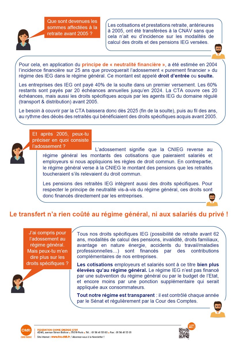 CfdtChinon's tweet photo. Régime de retraite des IEG - la CTA entre infox et réalité !
#ReformeDesRetraites
@FCE_CFDT @SCECFDTCVDL https://t.co/C0N8HZA2d8