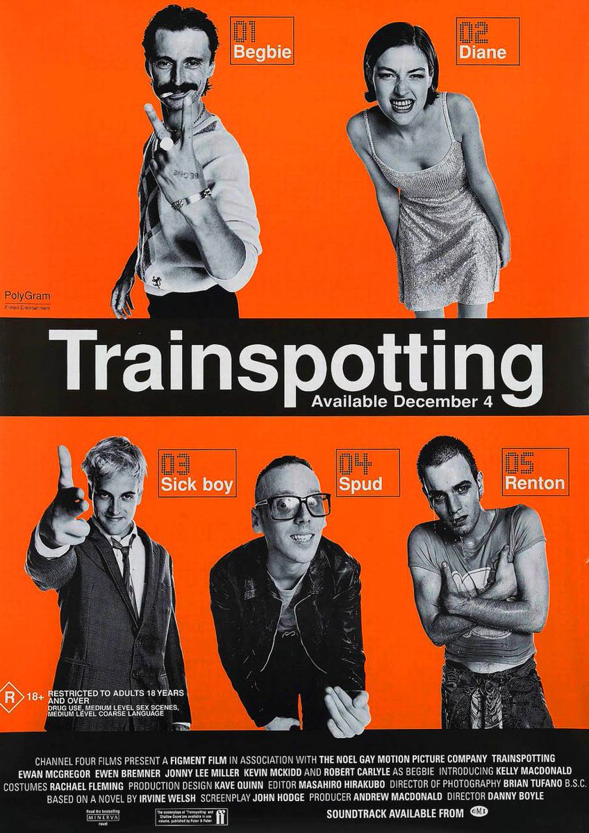 On this day in 1996: Trainspotting was released in UK cinemas. Choose life...
