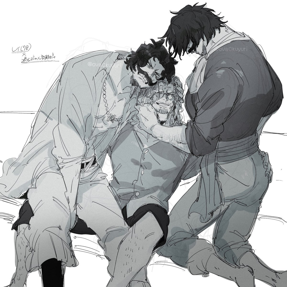 さうすと世界👑ロジャロジャ (とレイロジャ)らくがき🥃👑