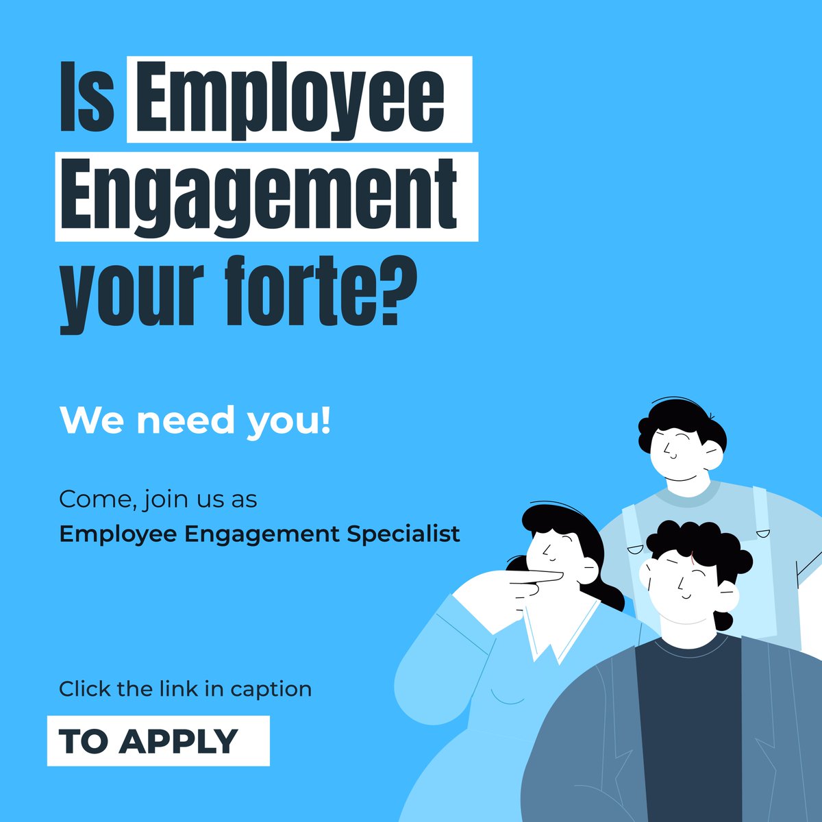 cedcoss's tweet photo. If you are the skilled Employee Engagement specialist we are looking for, then apply now!
https://t.co/NYIKBOb5c6
#hiringnow #hiringalert #hiring #jobs #IT #cedcoss https://t.co/filIuEYzwf