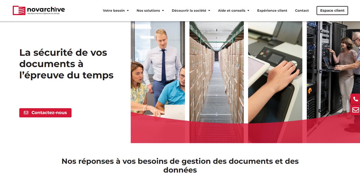 Novarchive's tweet photo. Novarchive est fier de vous annoncer la mise en ligne de son tout nouveau site internet aux couleurs de sa nouvelle identité visuelle 😎.

Site à découvrir sans attendre : https://t.co/oEmINpGhBf
 
#documents #archives #archivage #siteinternet https://t.co/pc3nsODWkP