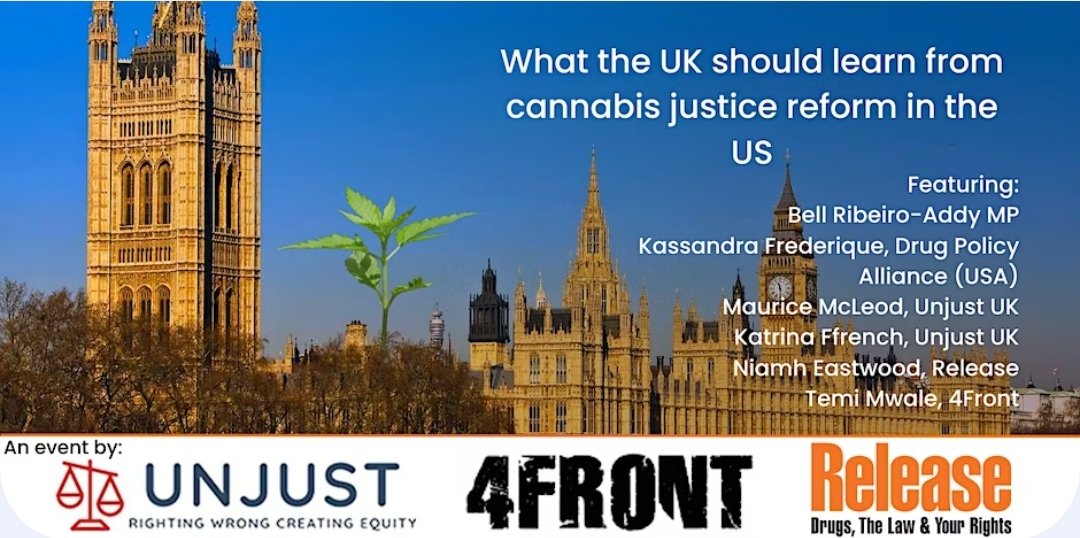💥Today💥 @Kassandra_Fred Director of @DrugPolicyOrg joins us at @UKParliament to talk truth to power✊🏿 Thank you @BellRibeiroAddy for hosting this important event on Cannabis Reform🙌🏿
#socialequity #justice
#MisuseOfDrugsAct
#stopsearch 
#policing #arrest #jail #racialdisparity