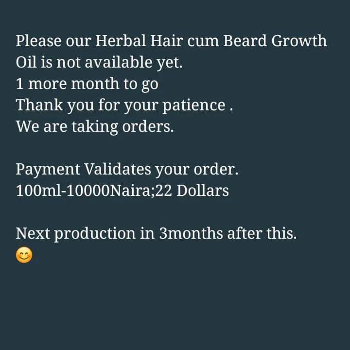 Doana Herbal Hair Cum Beard Oil ❤️

#herbal #herbaloil #herbalproducts
#herbalhairoil  #herbalhairproducts #herbalhairgrowthoil  #herbalhairoil 
#beard #beardgang  #beardstyle #beardlife #beardproducts #beardlifestyle #beardgoals #beardcare  #beardgrooming #beardgrowth