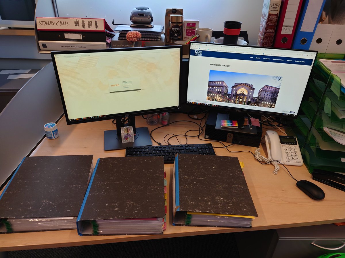 <a href="/stand_trial/">STAND_Trial</a> #DataEntry day <a href="/KCL_OAP/">Centre for Healthy Brain Ageing, KCL</a> <a href="/KingsIoPPN/">Institute of Psychiatry, Psychology & Neuroscience</a> - let's do this 💪 🙌! 

(Coffee count: 1...will see what we're at this evening 😜)

#AcademicTwitter <a href="/ARUKscientist/">Research at ARUK</a> <a href="/KCLCTU/">Clinical Trials Unit</a> <a href="/UKCTUNetwork/">UKCRC CTU Network</a>