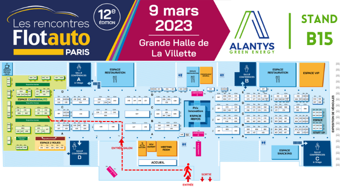 AlantysE's tweet photo. Nous sommes impatients de vous retrouver au salon des rencontres @flotauto. Pour la 12 ème édition du salon, nous vous donnons rendez-vous:
🗓️Le 9 mars 2023
🚩Stand B15
📍Grande Halle de La Villette, 75019 Paris

🪪Récupérer vos badges d'accès ici 👇
https://t.co/QD48BwYWRq https://t.co/R8wjs5ciqR