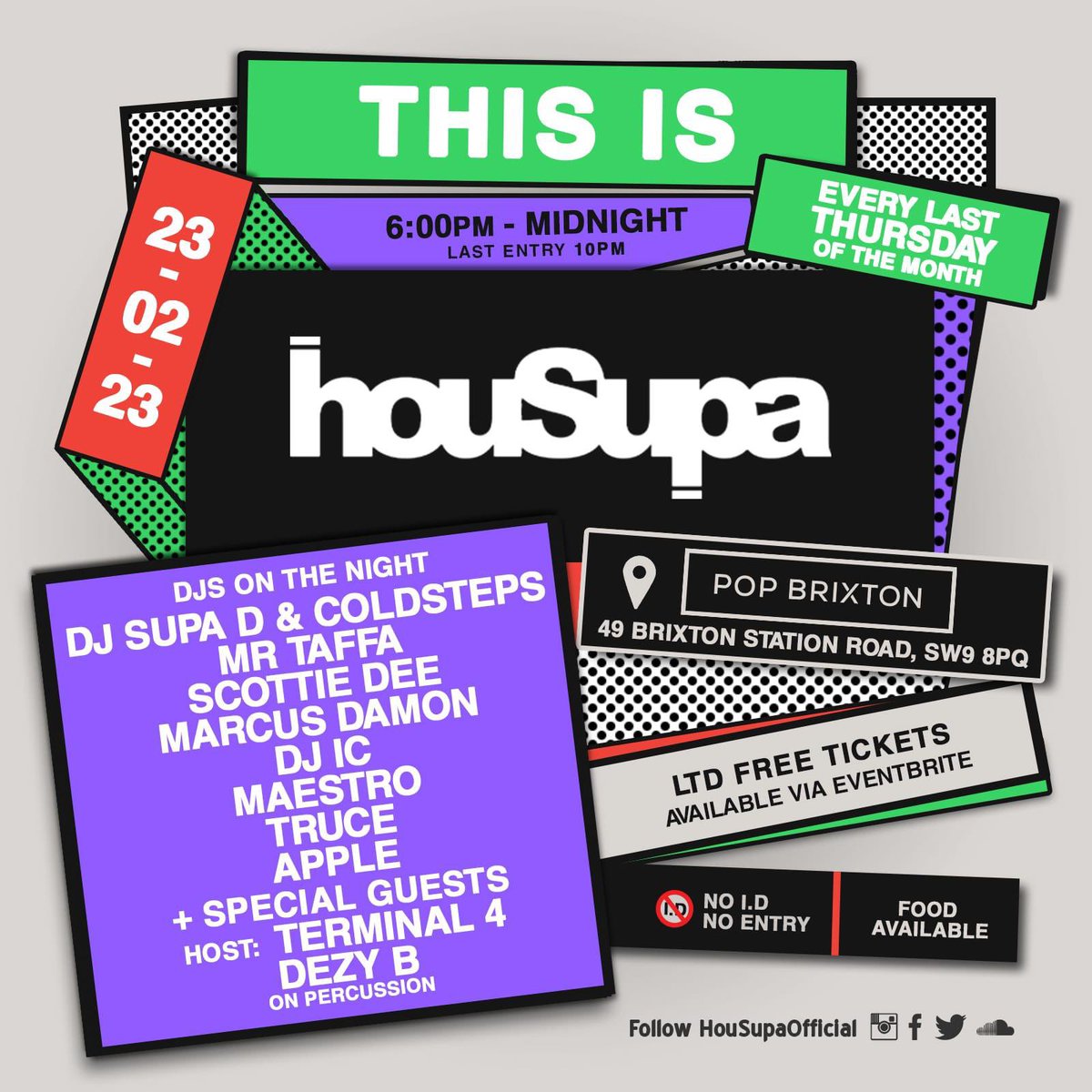 DJ SUPA D (@djsupad) on Twitter photo Tonight and every last Thursday of the month <a href="/PopBrixton/">Pop Brixton</a> limited tickets available eventbrite.co.uk/e/this-is-hous… Tonight and every last Thursday of the month <a href="/PopBrixton/">Pop Brixton</a> limited tickets available eventbrite.co.uk/e/this-is-hous…