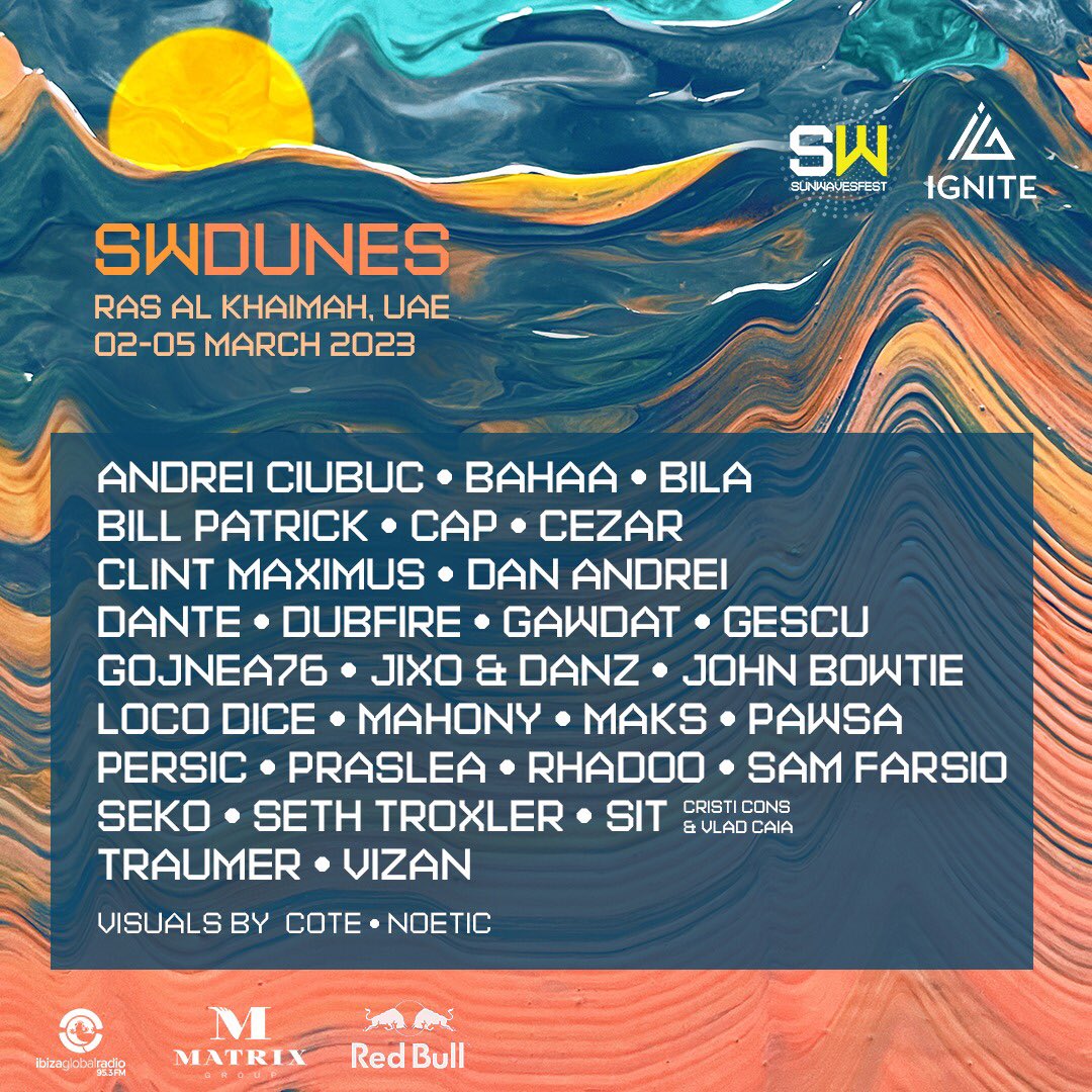 SunwavesFest's tweet photo. One week to go πͺ #SUNWAVES #FESTIVAL #SWDUNES #SW
https://t.co/L93f7bzlGo https://t.co/hzQ8NN4RLi