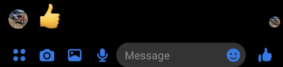 Anyone else's parents send them the thumbs up when you reply to the message they sent you in the first place???