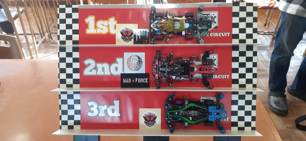 xCkvsa2T68UUuio's tweet photo. #KURATE CUP
#mini4wd
KURATE CUPに参加してきました!
第2ヒート1位、総合決勝でCOして3位入賞に終わりました!
総合優勝は我らがリーダーのモーちゃんでした。
モーちゃん総合優勝おめでとうございます!!! https://t.co/NBmjNLh7HA