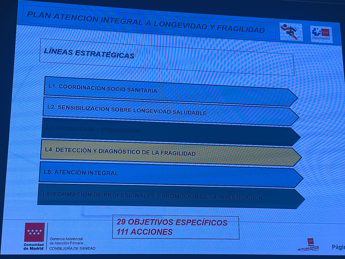 Hoy presentamos el Plan de Atención a la #fragilidad y el #envejecimientosaludable de la @ComunidadMadrid en el hospital Gregorio Marañon