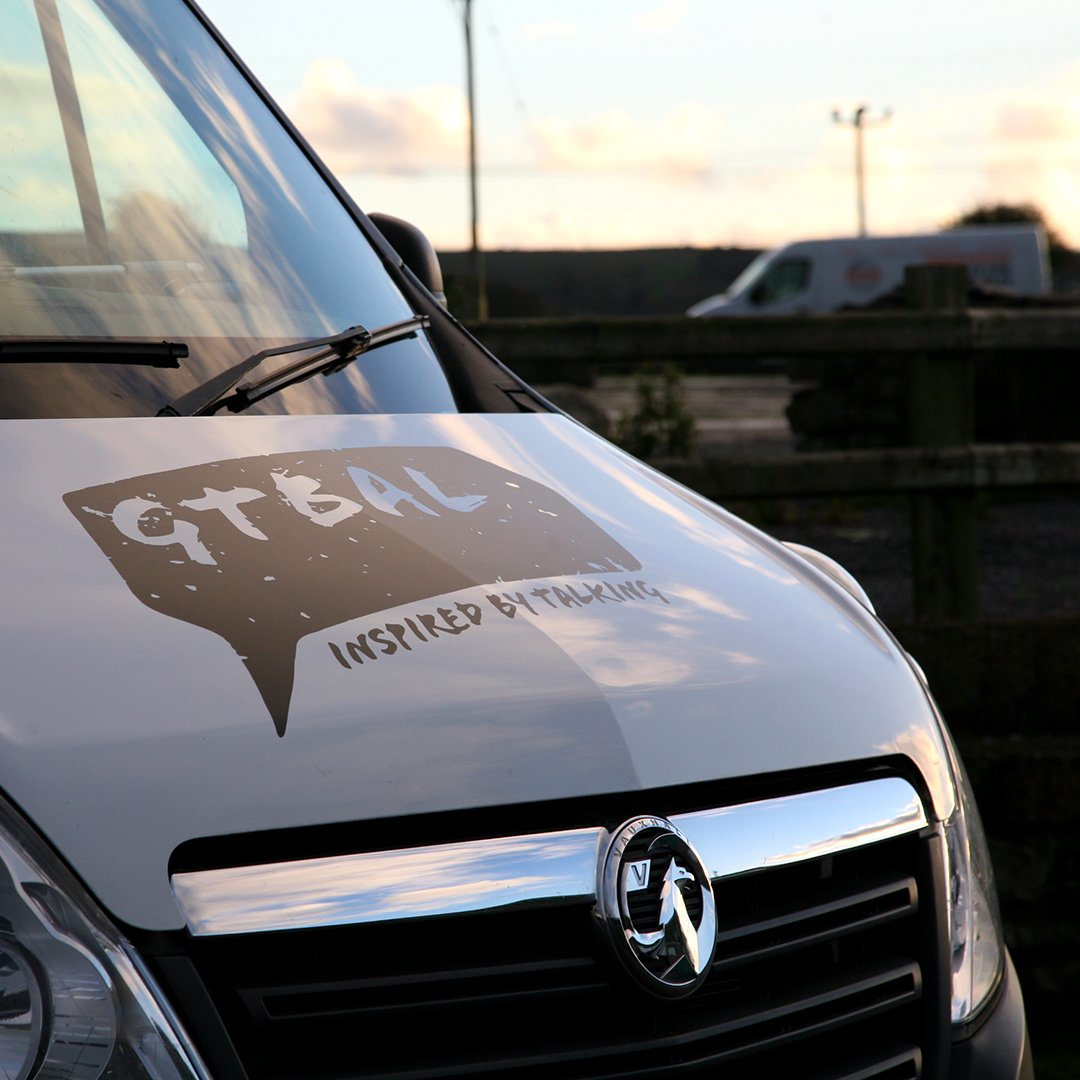 Signspeed's tweet image. Van Graphics for GTBAL (Get The Boys A Lift) 👍 black and white vinyl with a matt finish creates an effective monotone outcome that really stands out on the road. Keep an eye out for this fantastic charity and their even better coffee ☕️ #gtbal #gettheboysalift #vangraphics