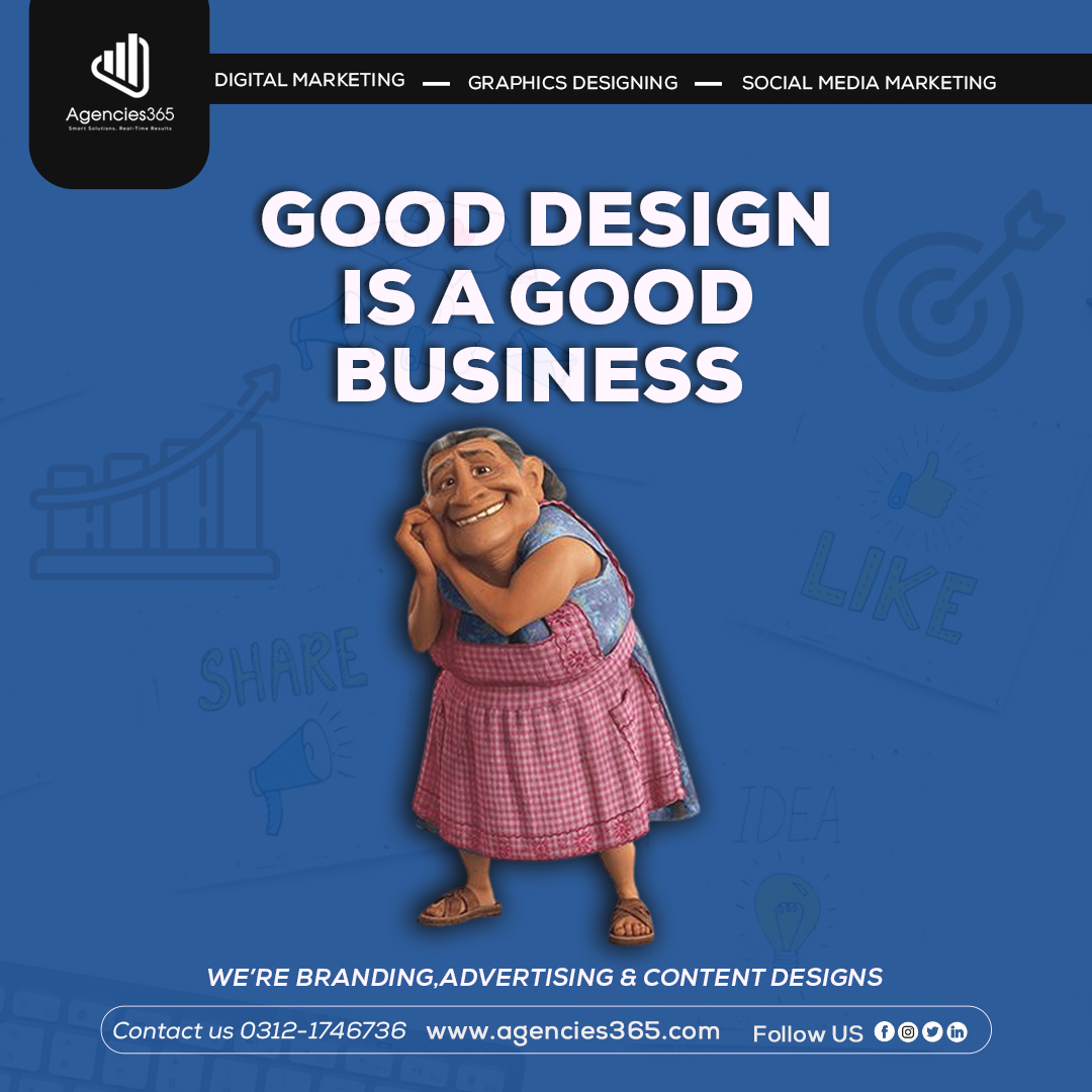 Agencies365's tweet photo. Good desig is Good Business.
#gooddesign #postdesign #facebookadsdesign
#googleadsdesign #socialmediaadsdesign
#agencies365 #Mujahidhussain #graphicsdesigner
#digitalMarketer https://t.co/7iMkduLOkX