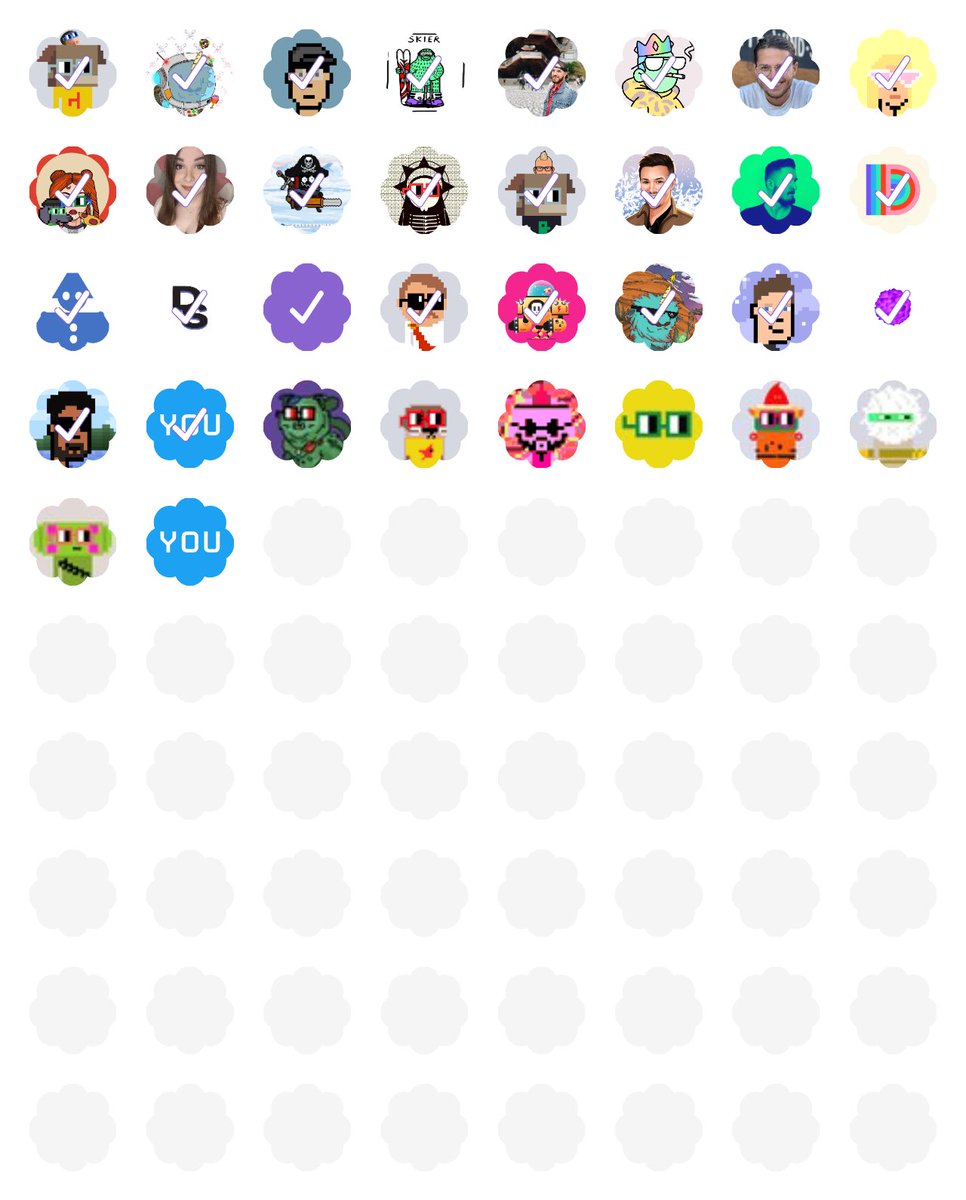 📢 #WeChecks release

Celebrating <a href="/jackbutcher/">jack</a> Checks &amp; Community

Your pfp &amp; identity are the art - We are the art!

Mint = ✅permanent spot
Retweet = temporary

Explore &amp; Mint:
cocreated.xyz/wechecks/twitt…

Retweet &amp; go to link ⬆️to see pfp
Mint for permanent spot!