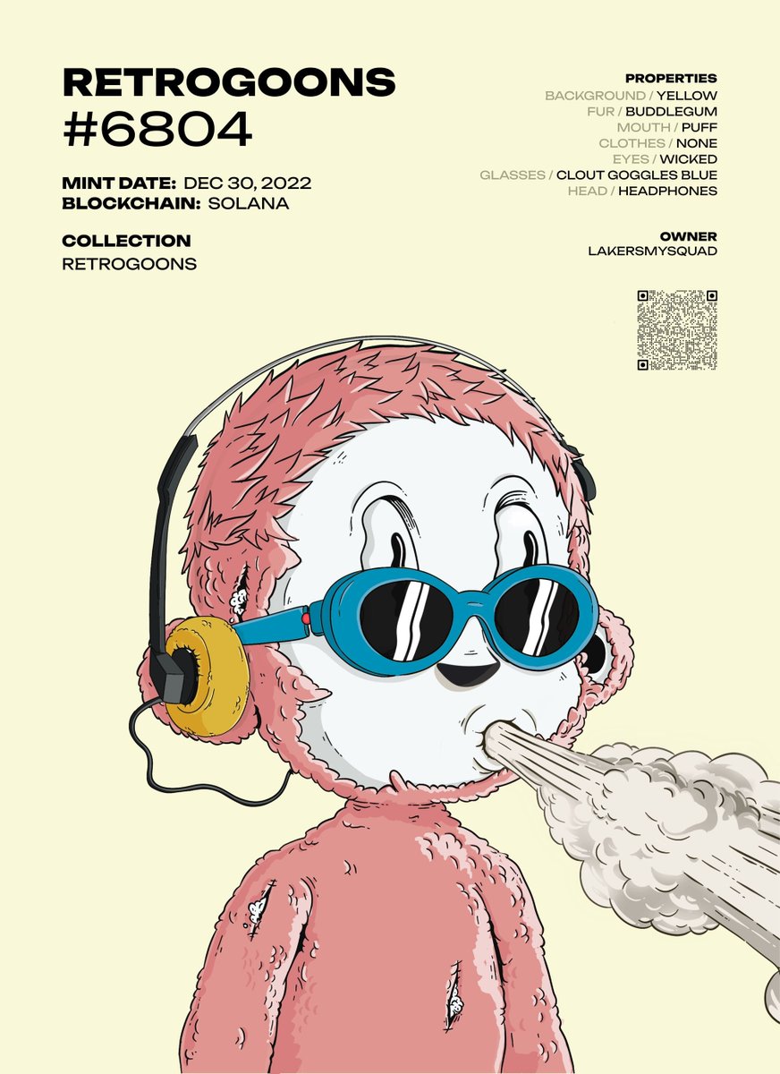 Another day another raid ⁉️ sup <a href="/retrogoons/">tjay</a> 🤙

Don't miss a chance to get unique posters🆓🙈 all you have to do: 

➡️ Join Discord: discord.gg/digitalgoat
➡️ Open a ticket and drop your Goons ID