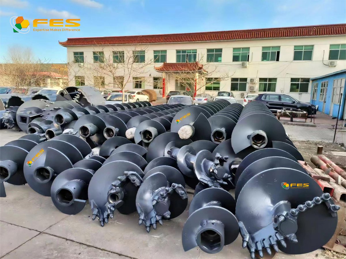Feschinaltd's tweet image. Are you looking for CFA drilling tools? Come to know FES’s CFA.

Hex and Octagon coupling are optional, this provided you with greater flexibility and versatility.

FES’s grout outlet can be located from either the side or bottom of the tool. 
#CFAPiles #FoundationPiling