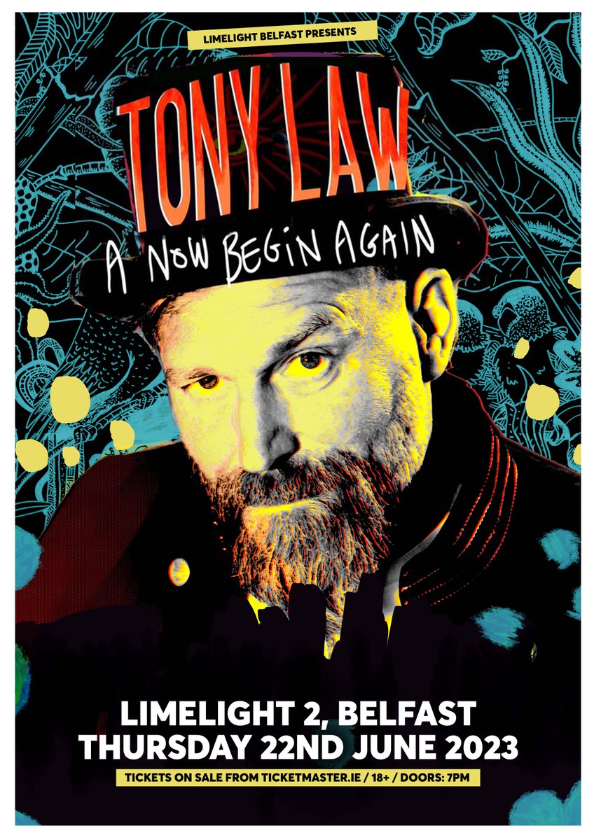 𝗝𝗨𝗦𝗧 𝗔𝗡𝗡𝗢𝗨𝗡𝗖𝗘𝗗 📣 <a href="/mrTonyLaw/">TONY Law</a> 'A Now Begin Again' at The Limelight 1, Belfast on
Thursday 22nd June!

🎫 Tickets on sale now via: bit.ly/tonylawLL

★★★★★ – Mumble Comedy

★★★★ – The Telegraph

★★★★ – On the Mic

★★★★ – Broadway World