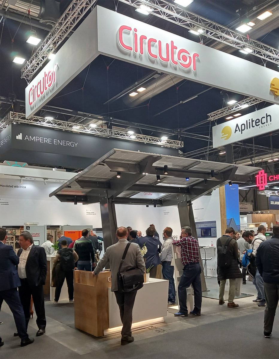 circutor's tweet photo. ¡Tercer y último día en #GENERA2023! Ven a nuestro stand y te mostraremos soluciones enfocadas a hacer más sostenible el sistema de consumo energético. Puedes encontrarnos en el Hall 10, stand 10E12. ¡Te esperamos! https://t.co/KcDr38Im2h