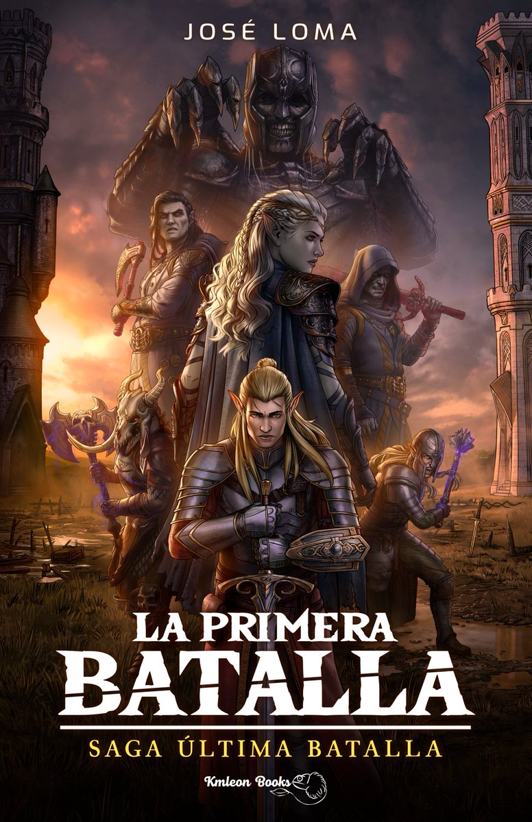 Os presento la ilustración de #LaPrimeraBatalla, el libro nº0, ideal para comenzar a leer la trilogía #SagaÚltimaBatalla. 
Hay mucho oculto tras cada detalle, pues cada uno de estos personajes merece un libro escrito para sí mismos. ¡Muy pronto a la venta!