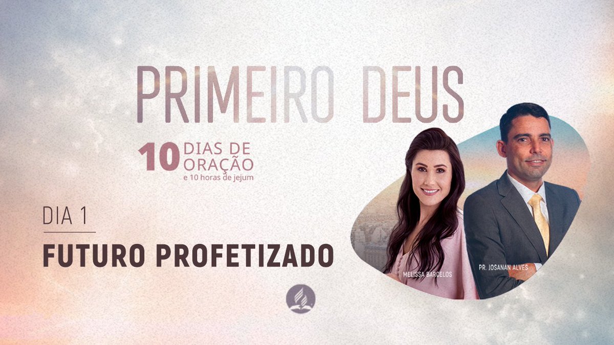 iasd's tweet image. #10DiasdeOração - Mensagem inspiradora com o pastor Josanan Alves e a cantora Melissa Barcelos. 🔴 youtube.com/live/dsKnc6q2g…
