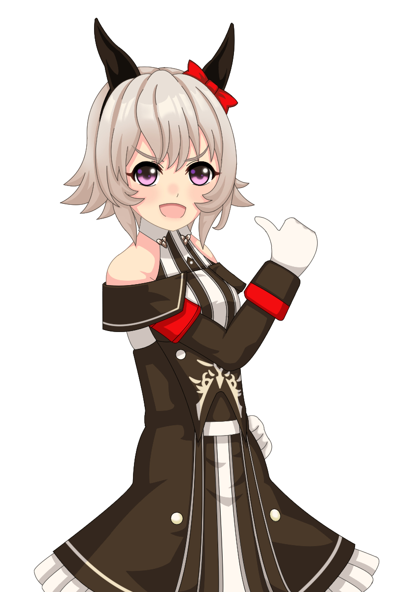 カレンチャン(ウマ娘) 「カレンチャンの絵はかなり前に描いてたけど、改めて見ると目のデカさとか気に入らなく」|KENTZ(ケンツ)＠プリステ29Rお疲れ様でしたのイラスト