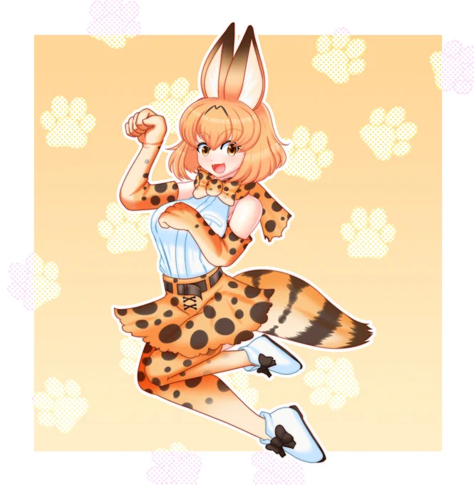 <- 2017 | 2023 ->I actually was thinking of remaking one of the first pics I did back then but then I felt it would be better for the cat's day to change the position.Still kind of a remake of one my first digital drawings. 