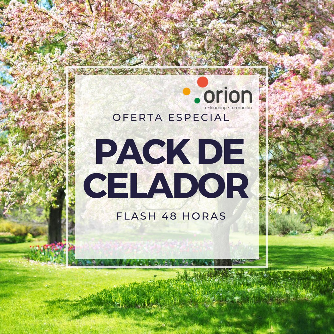¡OFERTA FLASH PACK DE CELADOR¡ 
- Actuaciones del celador en el área de quirófano
- Actuaciones del celador en el servicio de urgencias
- El celador en instituciones sanitarias: Movilización y
transporte de pacientes según patologías
👉Matricúlate:
orionformacion.com/promocion/flas…