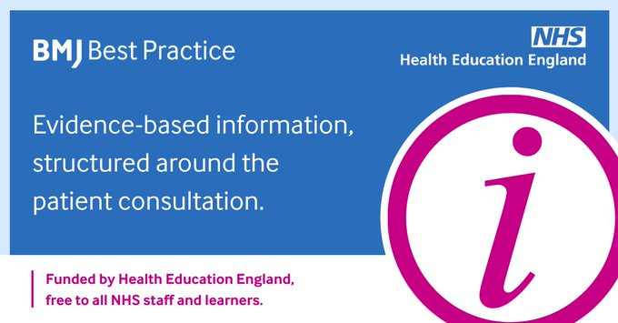 NELPCKS's tweet photo. All #PrimaryCare staff have full access to
@BMJBestPractice, a #ClinicalDecision support tool
Covers 90% of the most commonly presented #ClinicalConditions: over 1000 conditions, more than 11,000 differential diagnoses. Funded by @NHS_HealthEdEng
👉 https://t.co/2yMepsZvNF https://t.co/Uoskit7S3J