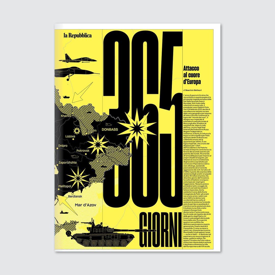 365 giorni di #guerra in #Ucraina: lo speciale in edicola con La Repubblica