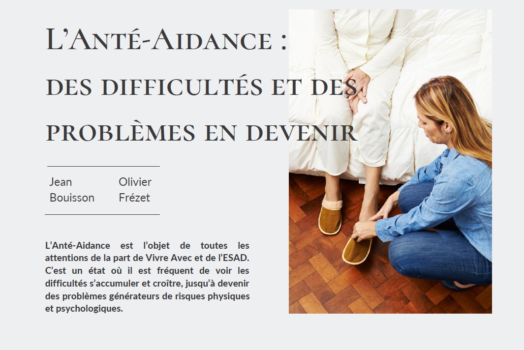 AssoVivre's tweet photo. Découvrez le dernier article de l'Observatoire Olisés : 𝙇'𝙖𝙣𝙩𝙚́-𝘼𝙞𝙙𝙖𝙣𝙘𝙚 : 𝙙𝙚𝙨 𝙙𝙞𝙛𝙛𝙞𝙘𝙪𝙡𝙩𝙚́𝙨 𝙚𝙩 𝙙𝙚𝙨 𝙥𝙧𝙤𝙗𝙡𝙚̀𝙢𝙚𝙨 𝙚𝙣 𝙙𝙚𝙫𝙚𝙣𝙞𝙧. À lire ici ► https://t.co/RyVBtb26sG
#aidants #interG #bienvieillir https://t.co/22cMRfx3MY