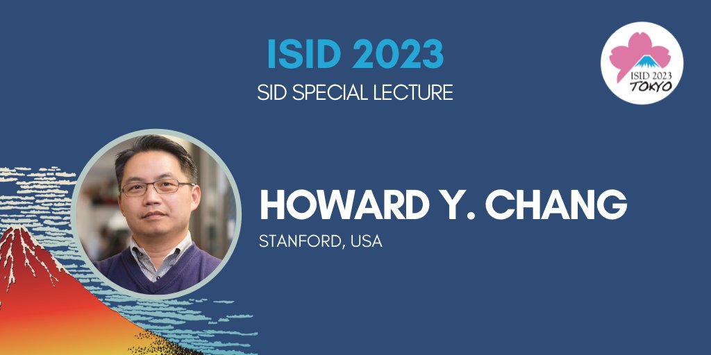 Howard Y. Chang will give the @SocInvestDerm  Special Lecture at #ISID2023Tokyo 
🎙️Title: Non-coding RNAs, RNA structure, the human regulome, and cancer immunotherapy

More details at isid2023.org/speakers/howar…

 #dermtwitter #cancerimmunotherapy