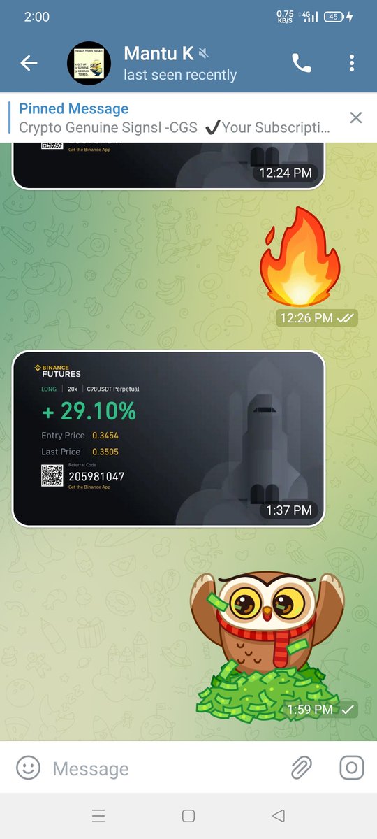GenuineSignal's tweet photo. Expert of  Crypto Trading, Daily 3-5 Free signal with High Accuracy . Signal is Free you can make Weekly  400%-500% profit Easily. Join Our Telegram https://t.co/lOlRKu0tL5

#cryptotrading #Signals #cryptocurrency #crypto #tradingstrategy #daytrader #daytrading #DayTrading https://t.co/R6n6THN53P