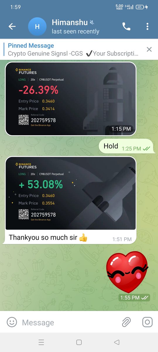 GenuineSignal's tweet photo. Expert of  Crypto Trading, Daily 3-5 Free signal with High Accuracy . Signal is Free you can make Weekly  400%-500% profit Easily. Join Our Telegram https://t.co/lOlRKu0tL5

#cryptotrading #Signals #cryptocurrency #crypto #tradingstrategy #daytrader #daytrading #DayTrading https://t.co/R6n6THN53P
