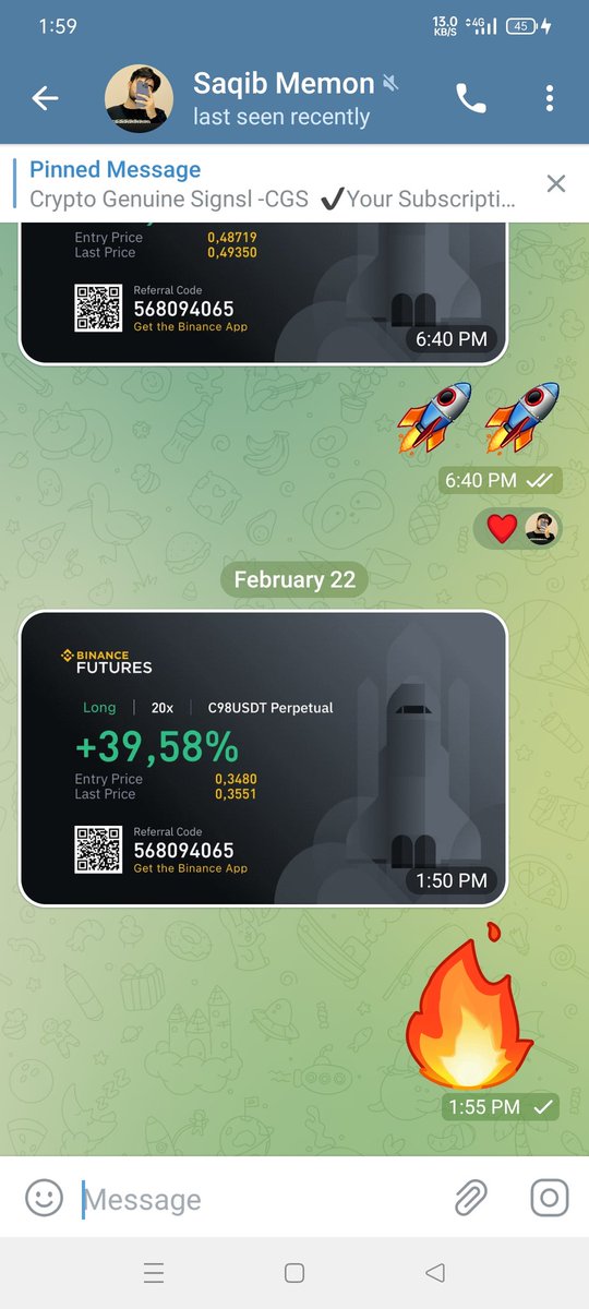 GenuineSignal's tweet photo. Expert of  Crypto Trading, Daily 3-5 Free signal with High Accuracy . Signal is Free you can make Weekly  400%-500% profit Easily. Join Our Telegram https://t.co/lOlRKu0tL5

#cryptotrading #Signals #cryptocurrency #crypto #tradingstrategy #daytrader #daytrading #DayTrading https://t.co/R6n6THN53P