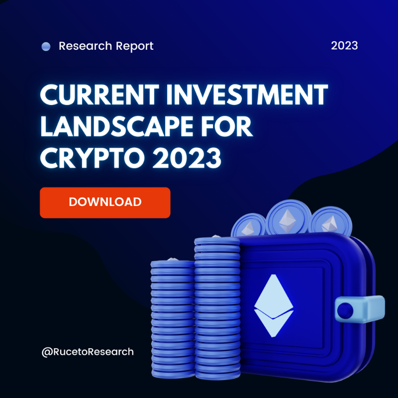 RucetoResearch's tweet photo. Did you know that bear markets can be a good time to find opportunities and good deals? Despite the recent dips, the three major thesis of crypto investing remain unchanged. 
If you want to learn more, dive into our report! 👇