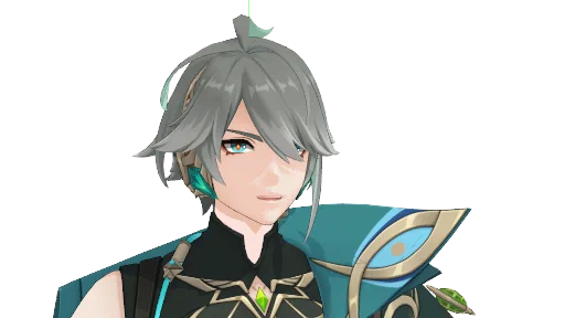 ようやく公式配布のMMDを弄って、笑顔を浮かべるアルハイゼンを生成できた!やったー!!違和感バリバリ!!!!でも見れて満足した! 