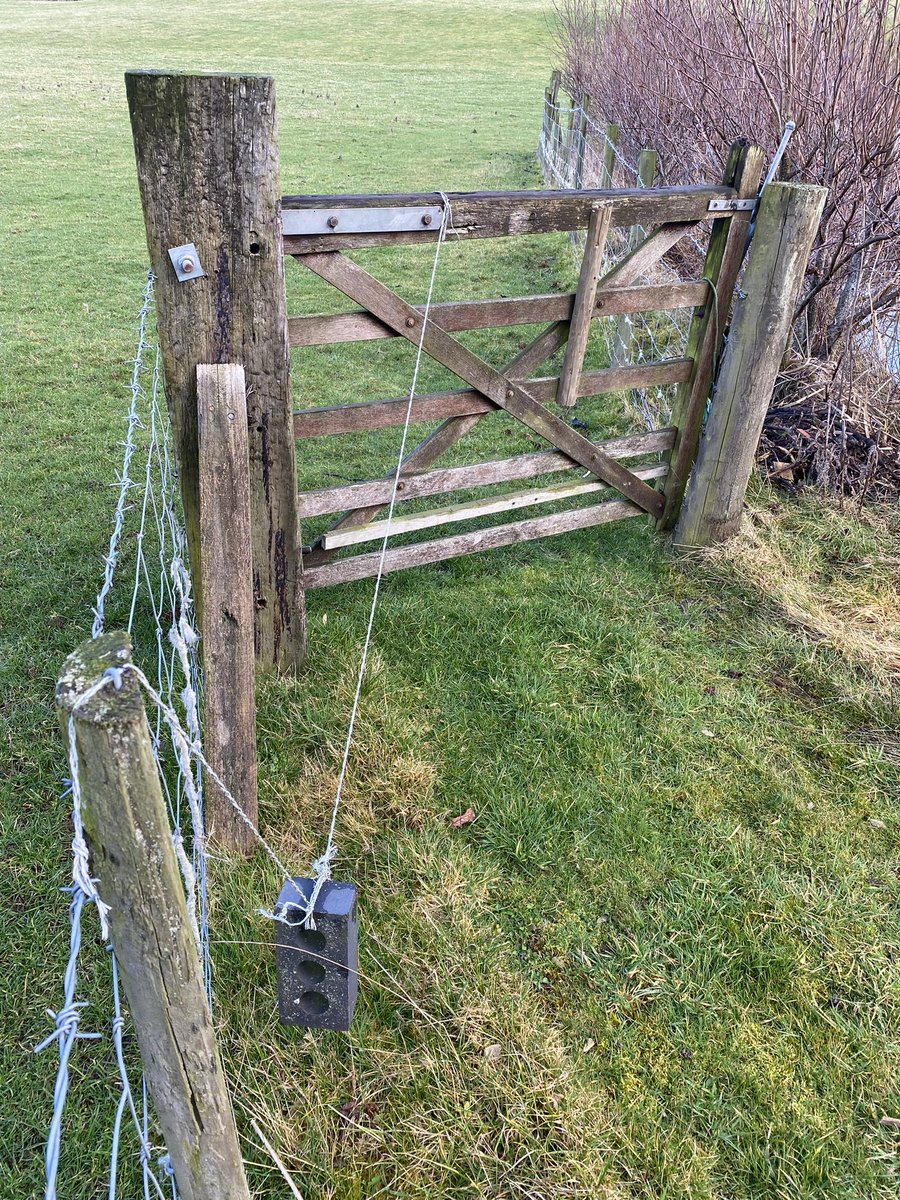 GatePostSign's tweet photo. Self closing gates, strap hinges and a water supply snake for #bumBattenThursday https://t.co/oLXHEJe6u7