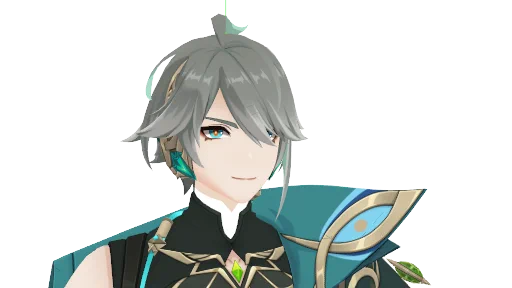 ようやく公式配布のMMDを弄って、笑顔を浮かべるアルハイゼンを生成できた!やったー!!違和感バリバリ!!!!でも見れて満足した! 