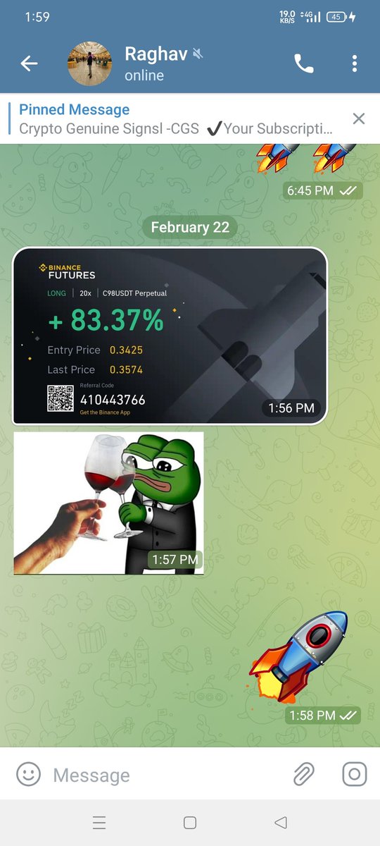 GenuineSignal's tweet photo. 🤩 Feedback🤩
Daily 3-5 Free signal with High Accuracy 95%. Signal is Free you can make Weekly 400%-500% profit Easily. Join Our Telegram: https://t.co/lOlRKu11AD

#cryptotrading #Signals #cryptocurrency #crypto #tradingstrategy #daytrader #daytrading #DayTrading https://t.co/36Qbo9G3cT