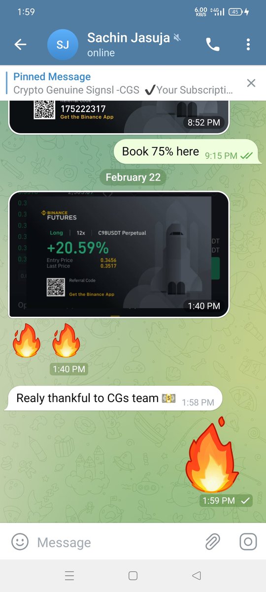 GenuineSignal's tweet photo. 🤩 Feedback🤩
Daily 3-5 Free signal with High Accuracy 95%. Signal is Free you can make Weekly 400%-500% profit Easily. Join Our Telegram: https://t.co/lOlRKu11AD

#cryptotrading #Signals #cryptocurrency #crypto #tradingstrategy #daytrader #daytrading #DayTrading https://t.co/36Qbo9G3cT
