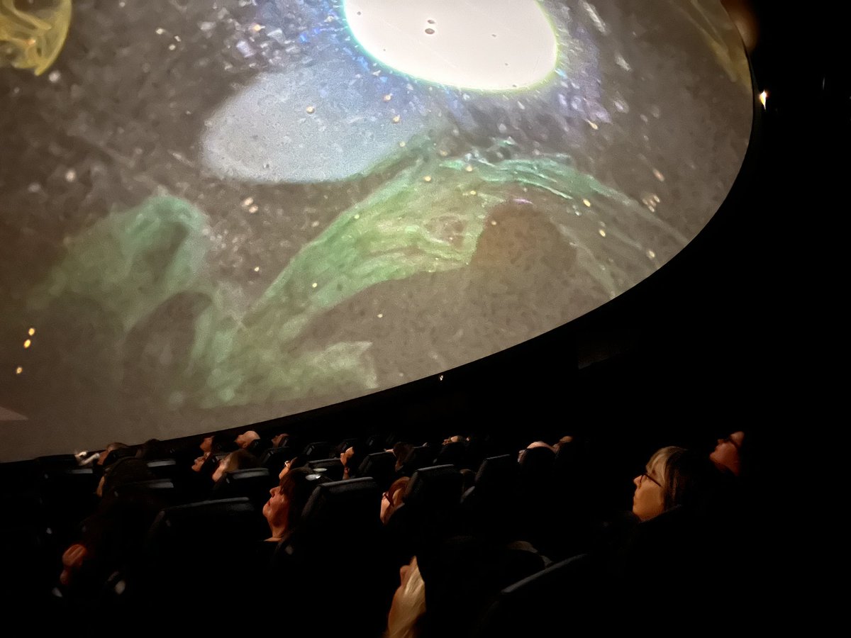 Awesome evening of screening the #quantumshorts finalists in our planetarium! <a href="/DoddWalls/">Dodd-Walls Centre</a> folks gave some brilliant commentary as well! #scienceiseverywhere #thefutureisquantum