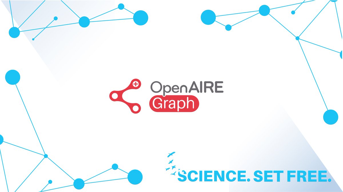 OpenAIRE_eu's tweet photo. (1/3) Having the vision to create and deliver an open, up-to-date and global “map of science” across disciplines and countries, from December 2019 onwards, we started providing the #OpenAIRE_Graph (until recently called the #OpenAIRE_ResearchGraph). #OpenAIRE https://t.co/pIC7Mko1dx