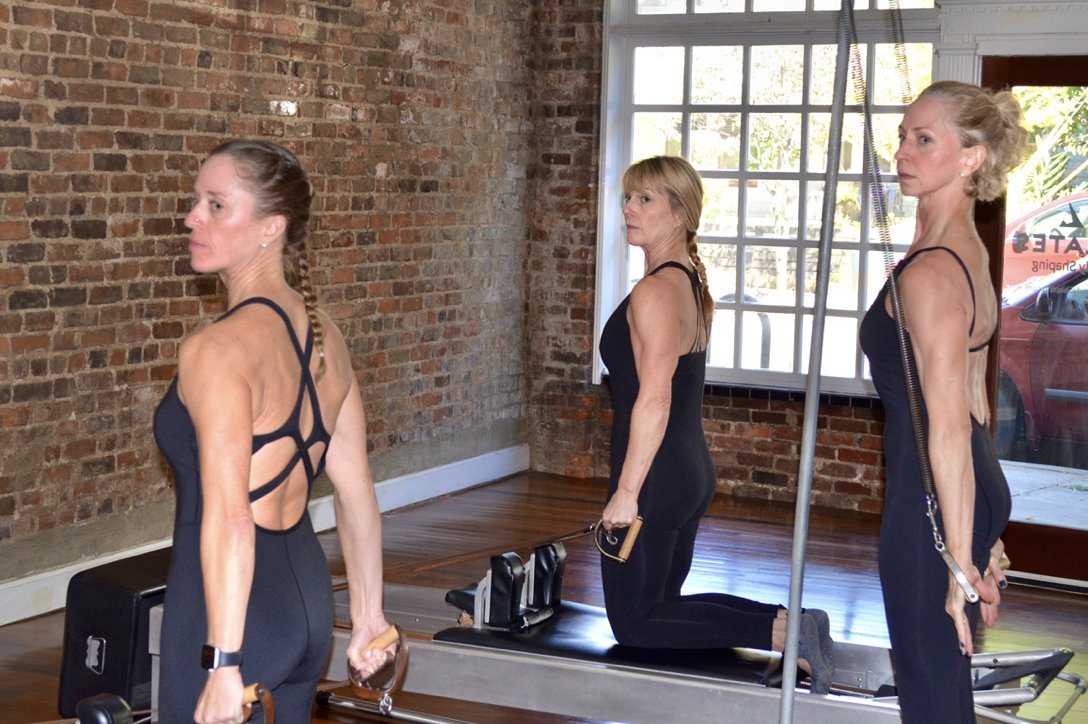 ThePilatesRoom's tweet photo. Chest expansion is necessary to open the chest, strengthen the upper back, and work on the breath despite the apparatus being used. On the Reformer, chest expansion requires strength, control, and balance as the apparatus moves because of your movement. https://t.co/ASjARMjW1d