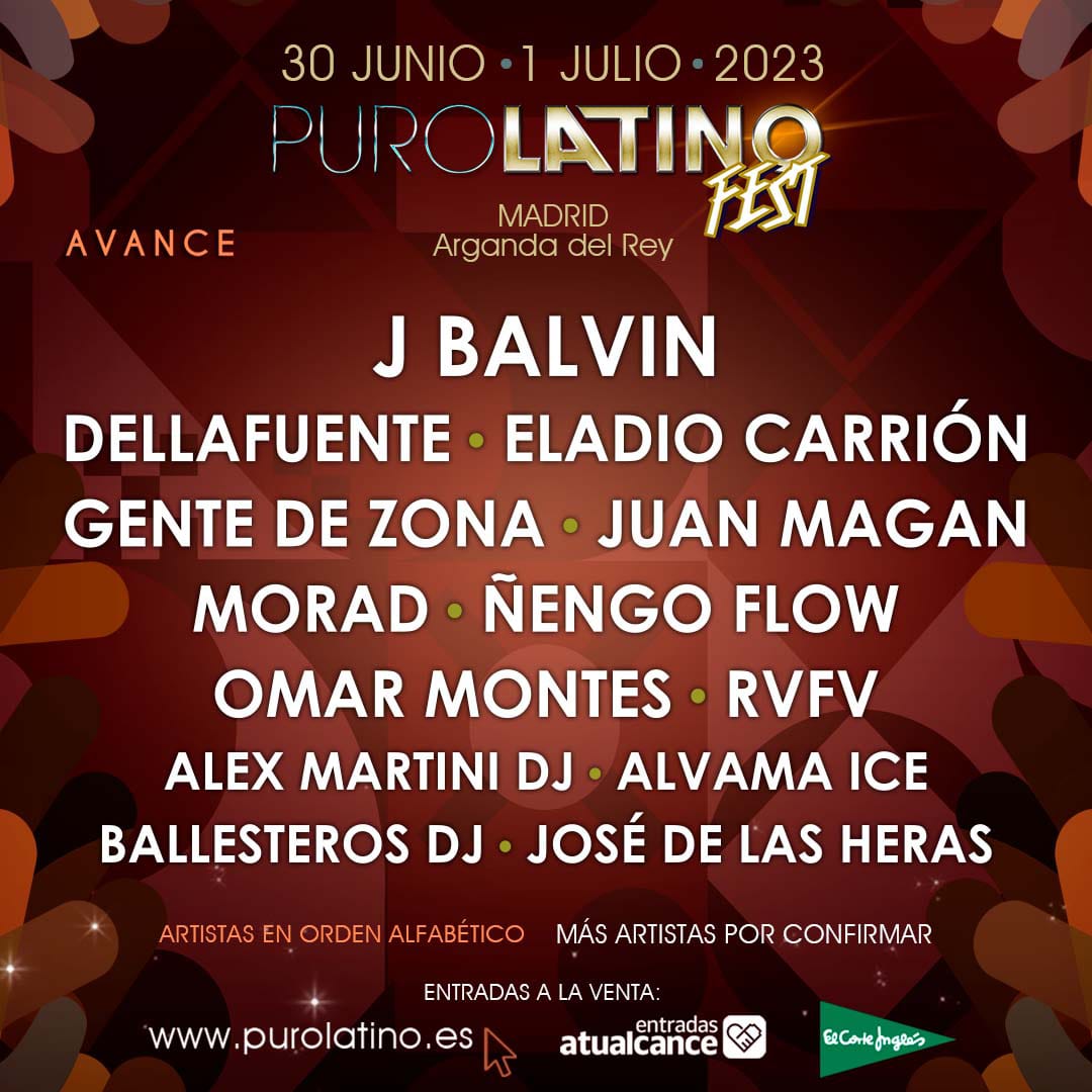 PuroLatinoFest's tweet photo. ¡BOMBAZO + SÚPER SORTEO! Regalamos 2 entradas platino para #PuroLatinoMadrid, ¿te quieres venir gratis?
1️⃣ Da RT y síguenos.
2️⃣ Responde con #PuroLatinoMadrid a este tweet.

Preventa👉 https://t.co/sEb9tX1u1o https://t.co/EyHHcxwmKx