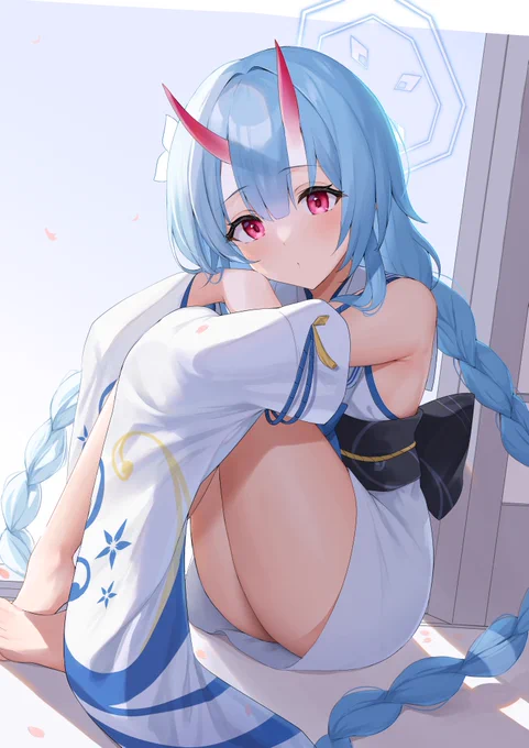 2ndアニバではじめましたチセちゃんがかわいい#ブルアカ 