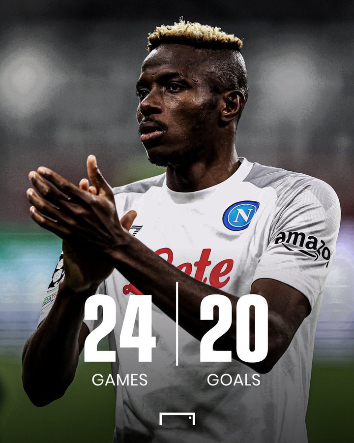 If Osimhen was English, they wouldn't have allowed us rest. I will not allow any of them to rest either. 

Permit me to hype our own 💯💯

OSIMHEN IS THE BEST PLAYER EVER!!!🇳🇬🇳🇬🇳🇬🇳🇬🇳🇬🇳🇬🇳🇬🇳🇬🇳🇬🇳🇬

Amaechi Nnewi North Joshua Selman Rufai #gtbank