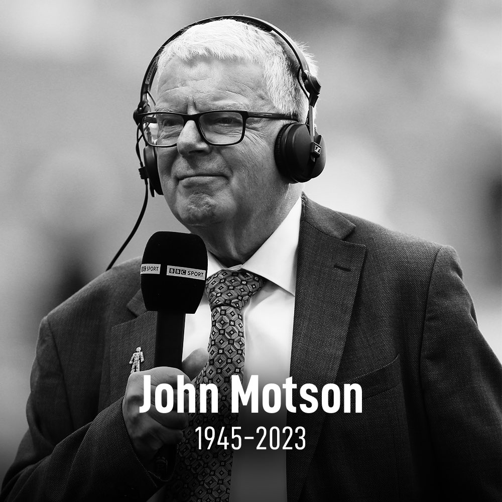 EnglandExtra's tweet photo. A lot of us would’ve grown up listening to John Motson commentating on England games. 

Rest in peace, legend. https://t.co/74mHo9S57b