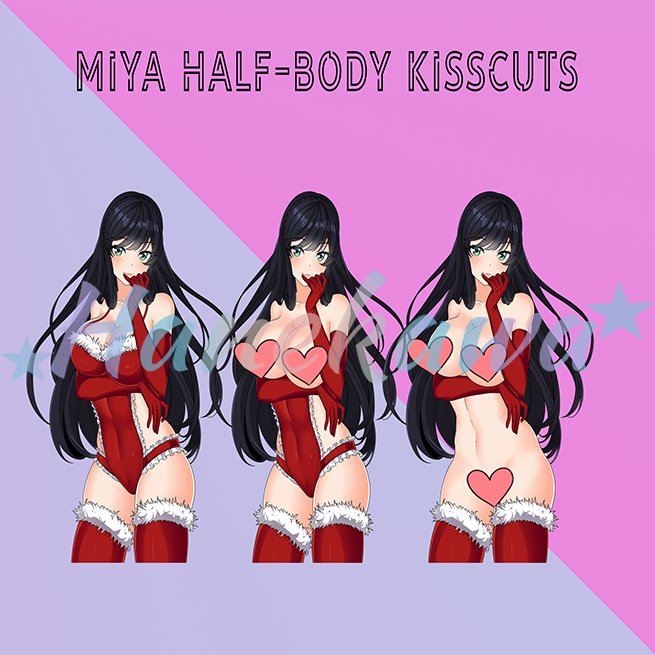 HanekawaDesigns's tweet photo. Check out these stunning new designs for Miya, my third OC! Get ready to feel more alive than ever before with these fresh new looks. Your blood is going to run hot with these outfits.
https://t.co/mRgN7jlpsJ
 #Miya #OC #AnimeStickers #SexyOC #LewdAnimeStickers https://t.co/utDYzWHgji