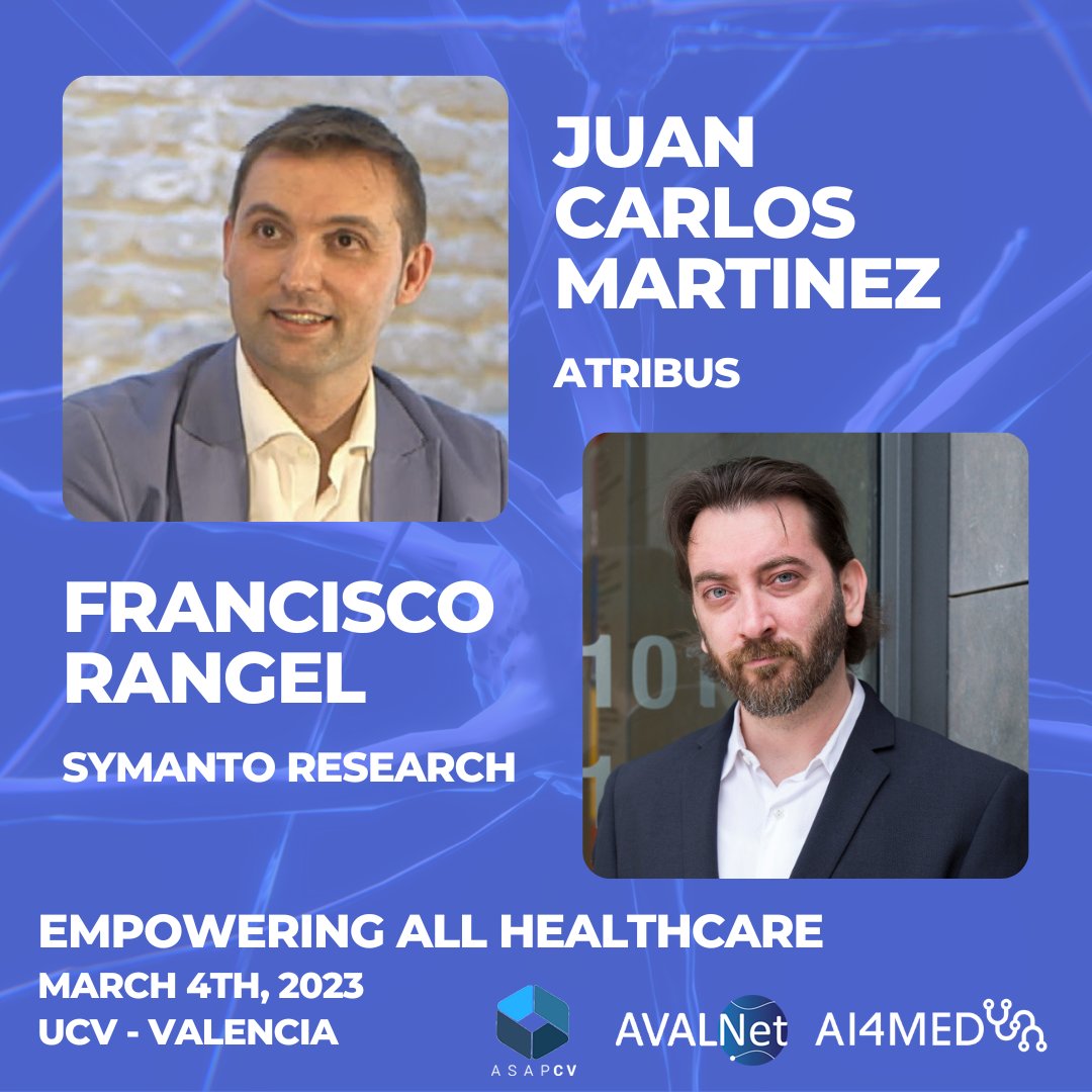 asap_cv's tweet photo. "Empowering All Healthcare", la jornada sobre #InteligenciaArtificial que convertirá Valencia en el punto de encuentro de la #IA en el mundo sanitario.
🙋¡Reserva tu entrada GRATUITA!: https://t.co/kkUwNZyfv3
🗓 4 de marzo, Valencia
#InteligenciaArtificial #IA #Salud #ASAPCV https://t.co/DihEgfJEPP
